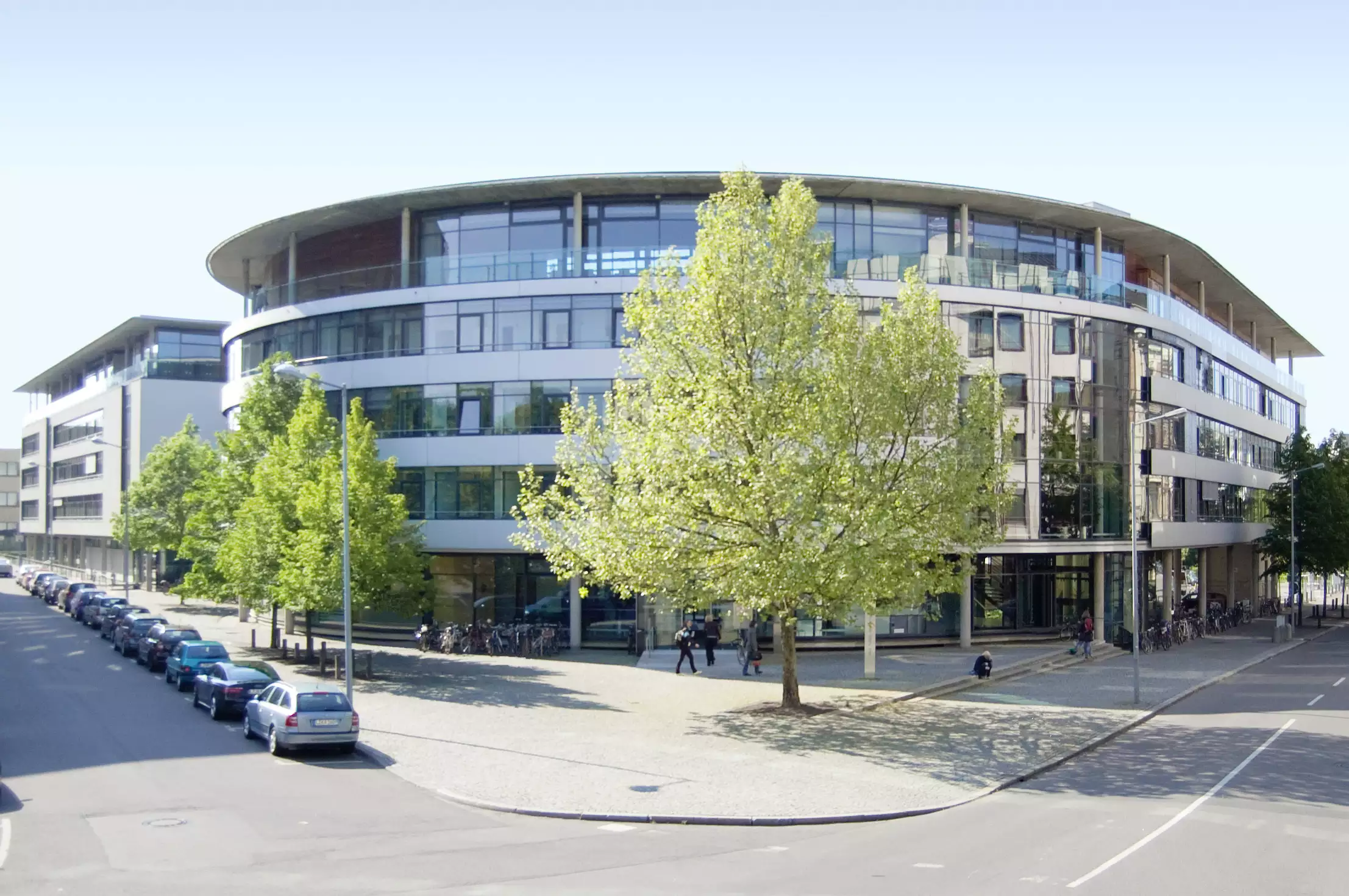 Panoramic view of the Max Planck Institute for Human Cognitive & Brain Sciences in Leipzig.